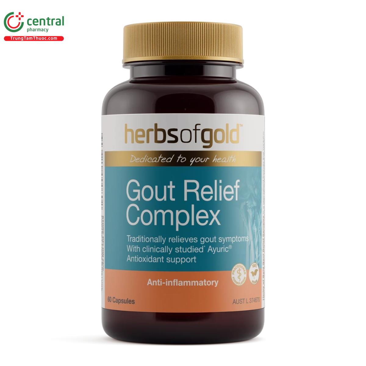 herbs of gold gout relief complex 1 F2401 herbs of gold gout relief complex 1 F2401