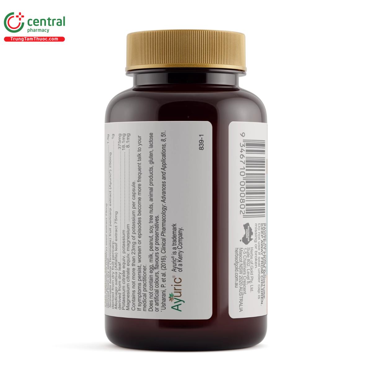 herbs of gold gout relief complex 3 D1411 herbs of gold gout relief complex 3 D1411