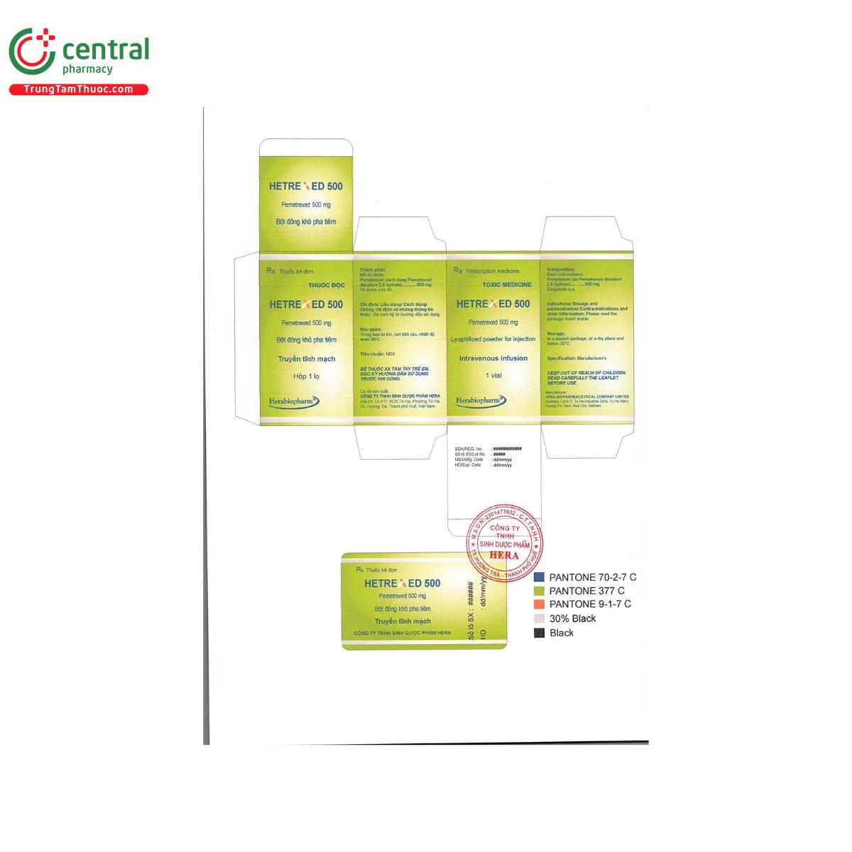 hetrexed 500 3 L4111