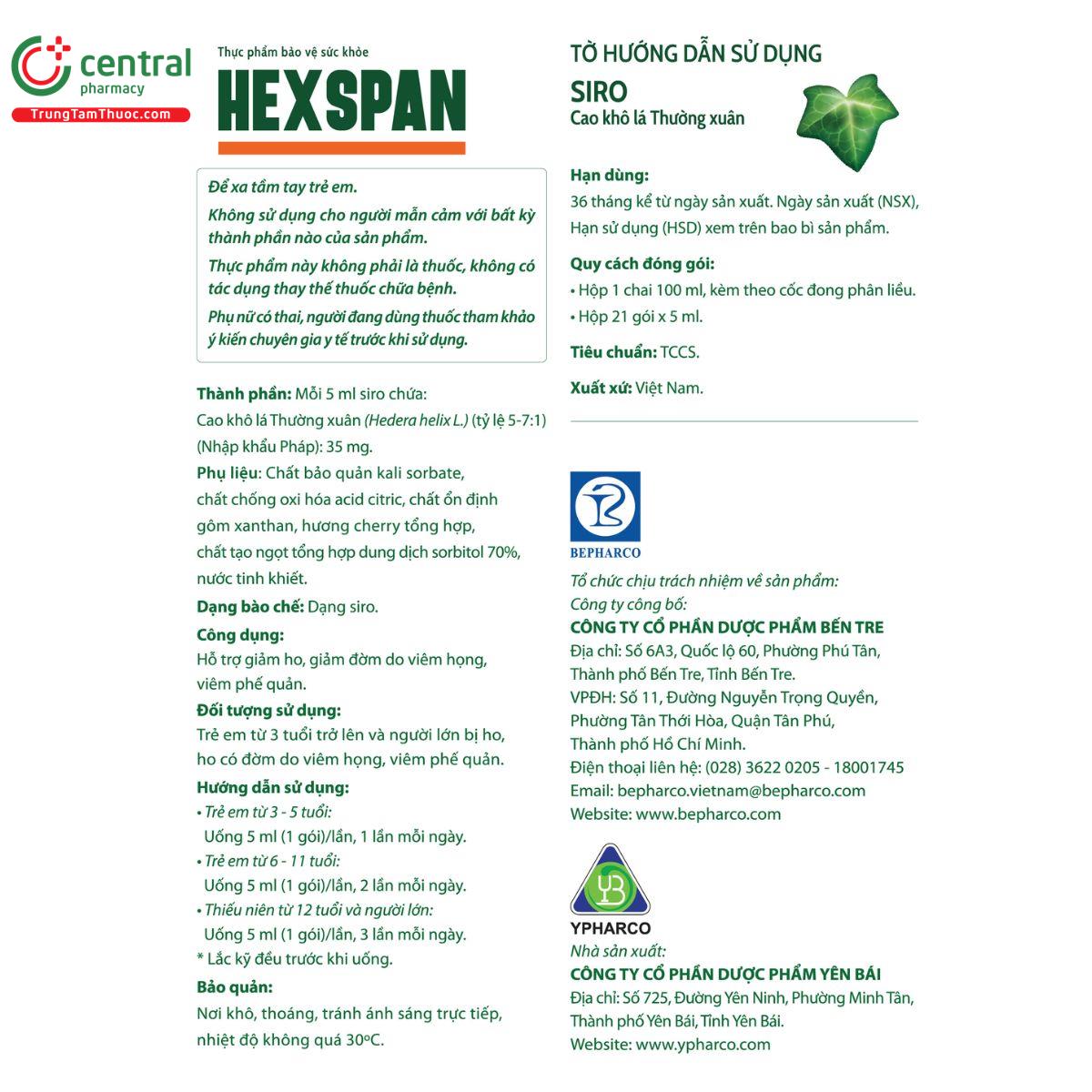 hexspan 100ml 5 P6056