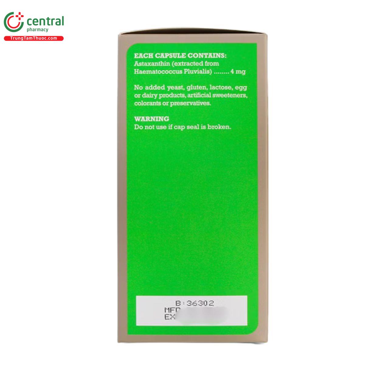 high strength astaxanthin capsules 6 P6243