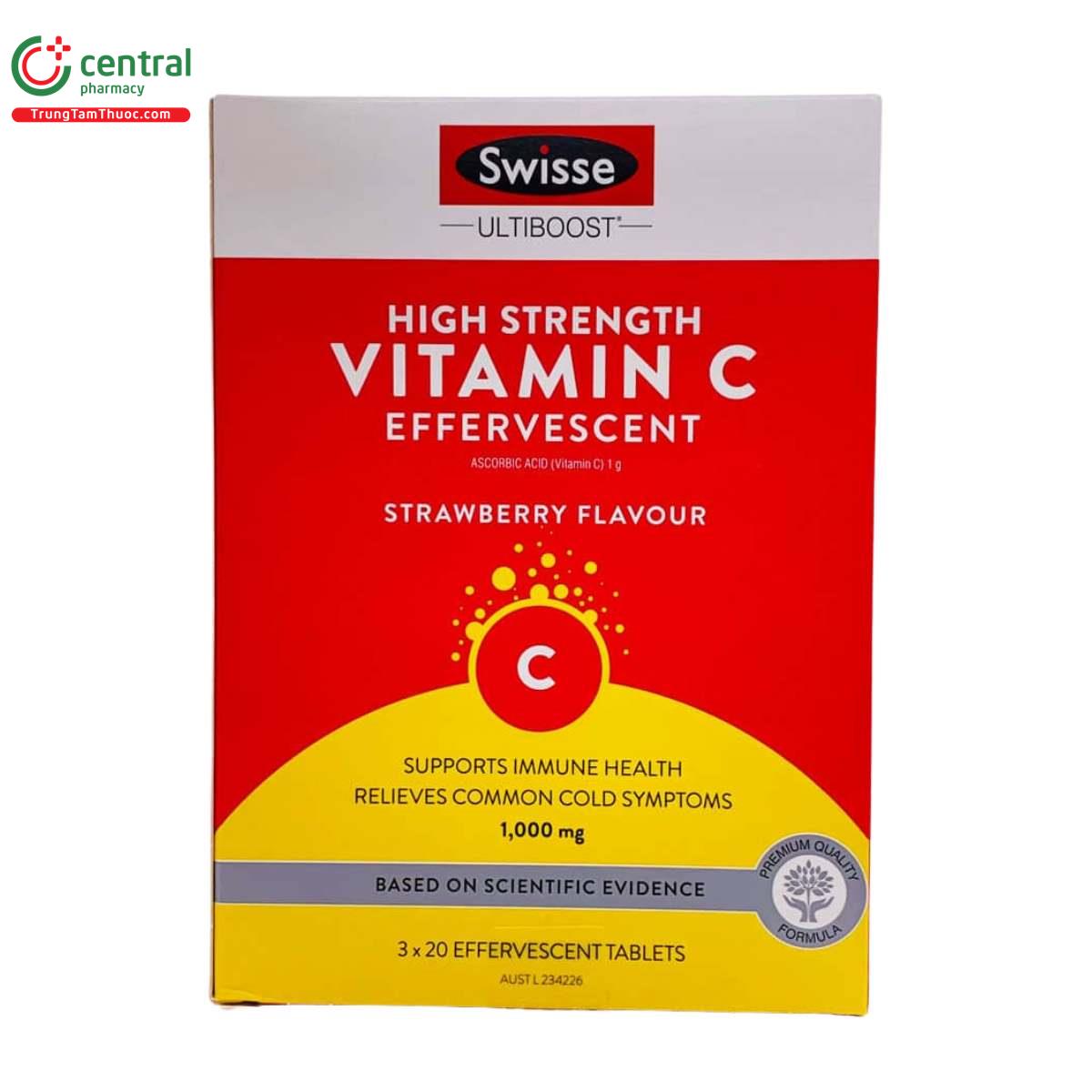 high strength vitamin c effervescent 1000mg 6 C1058