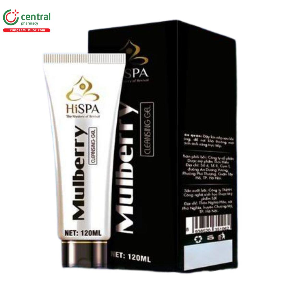 hispa mulberry cleasing gel 1 D1778 hispa mulberry cleasing gel 1 D1778