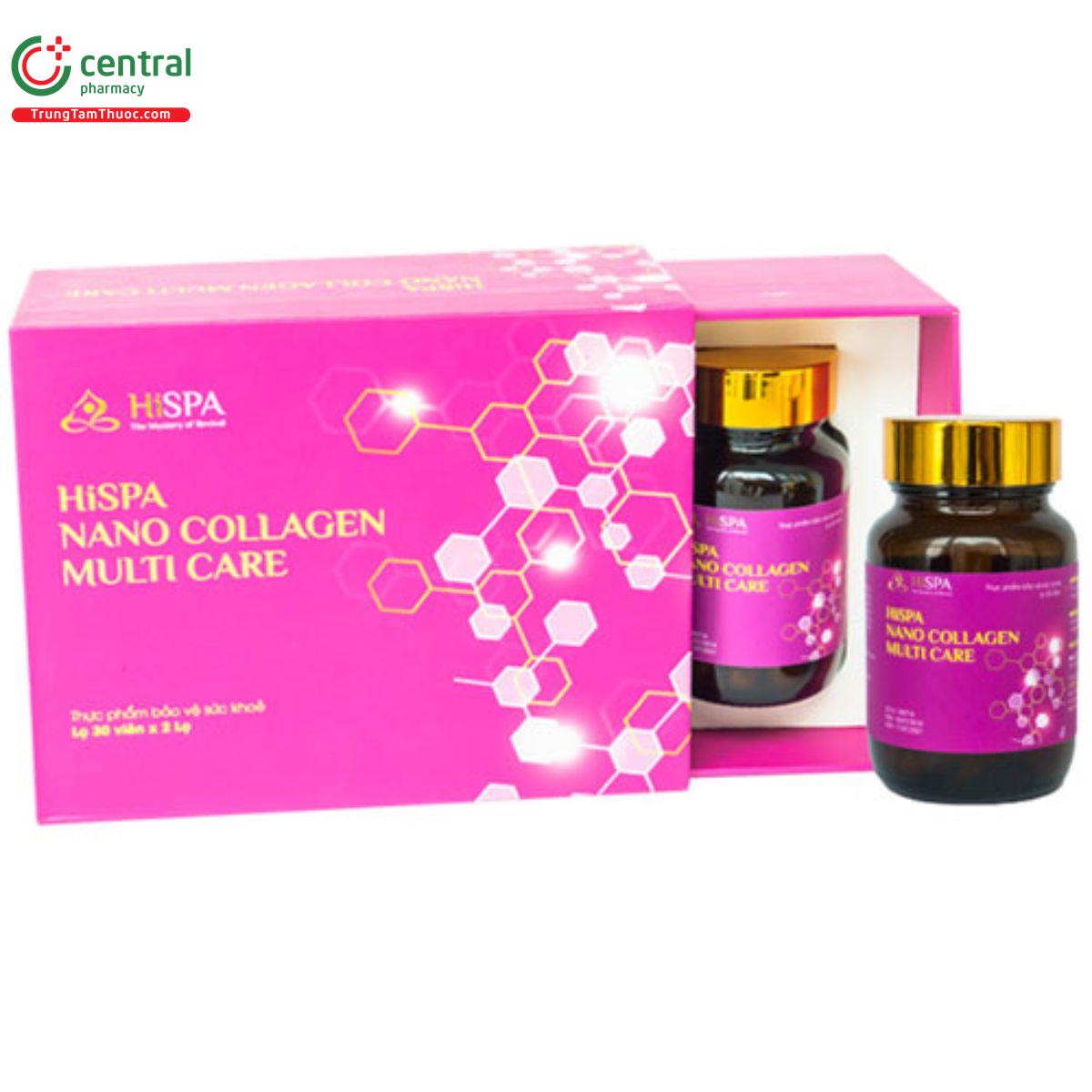 SẢN PHẨM HISPA NANO COLLAGEN HỖ TRỢ TĂNG CƯỜNG ĐỘ ĐÀN HỒI CHO DA