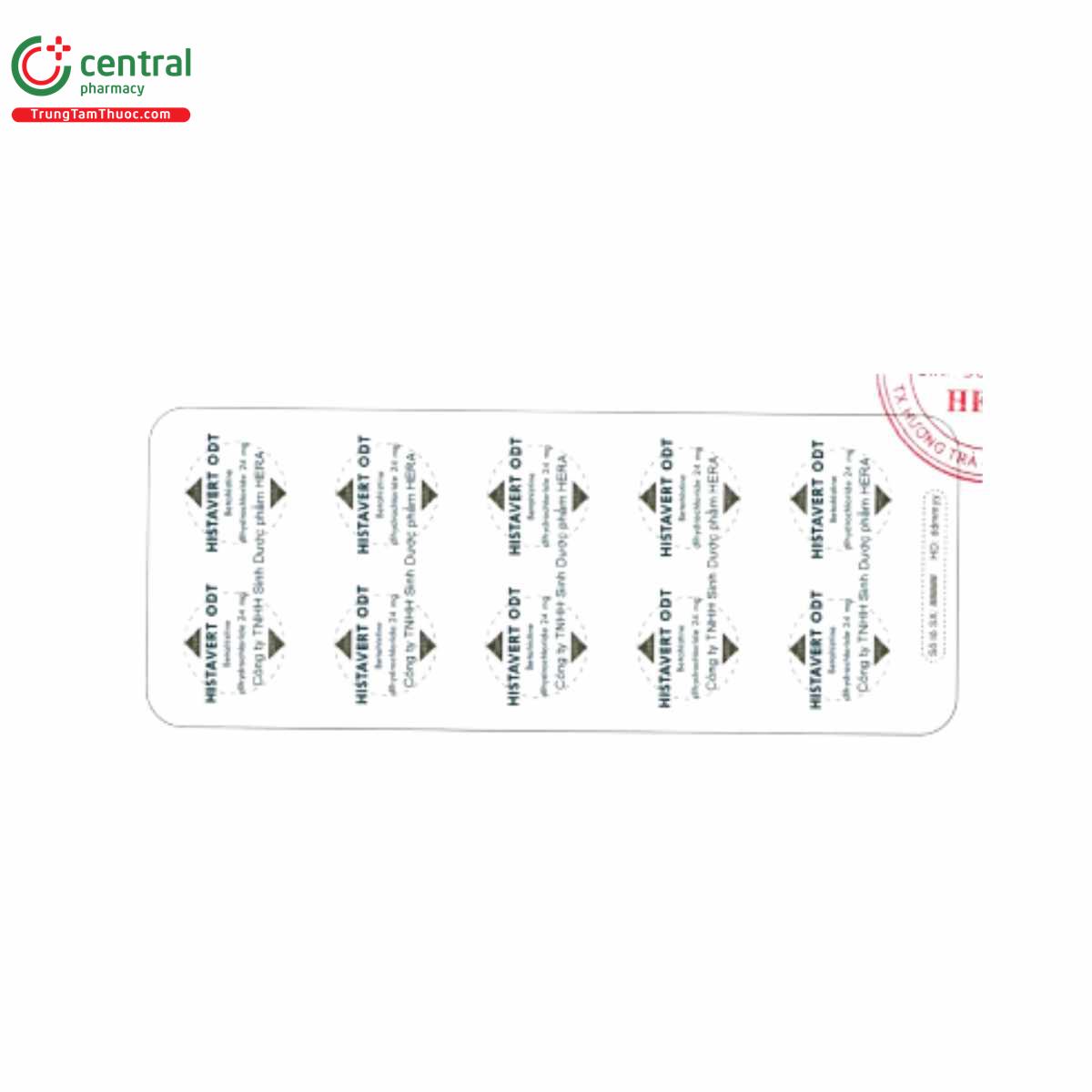 histavert odt 24mg 1 F2515