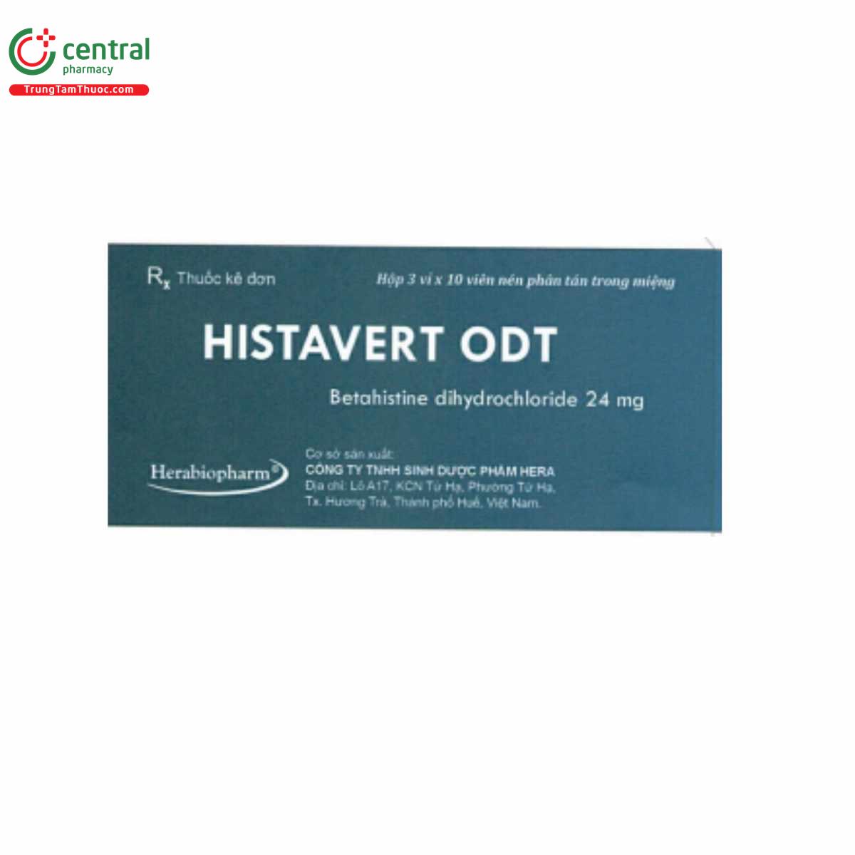 histavert odt 24mg C0436