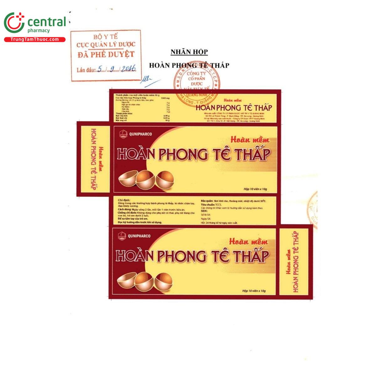 hoan phong te thap qunipharco 6 T8070 hoan phong te thap qunipharco 6 T8070