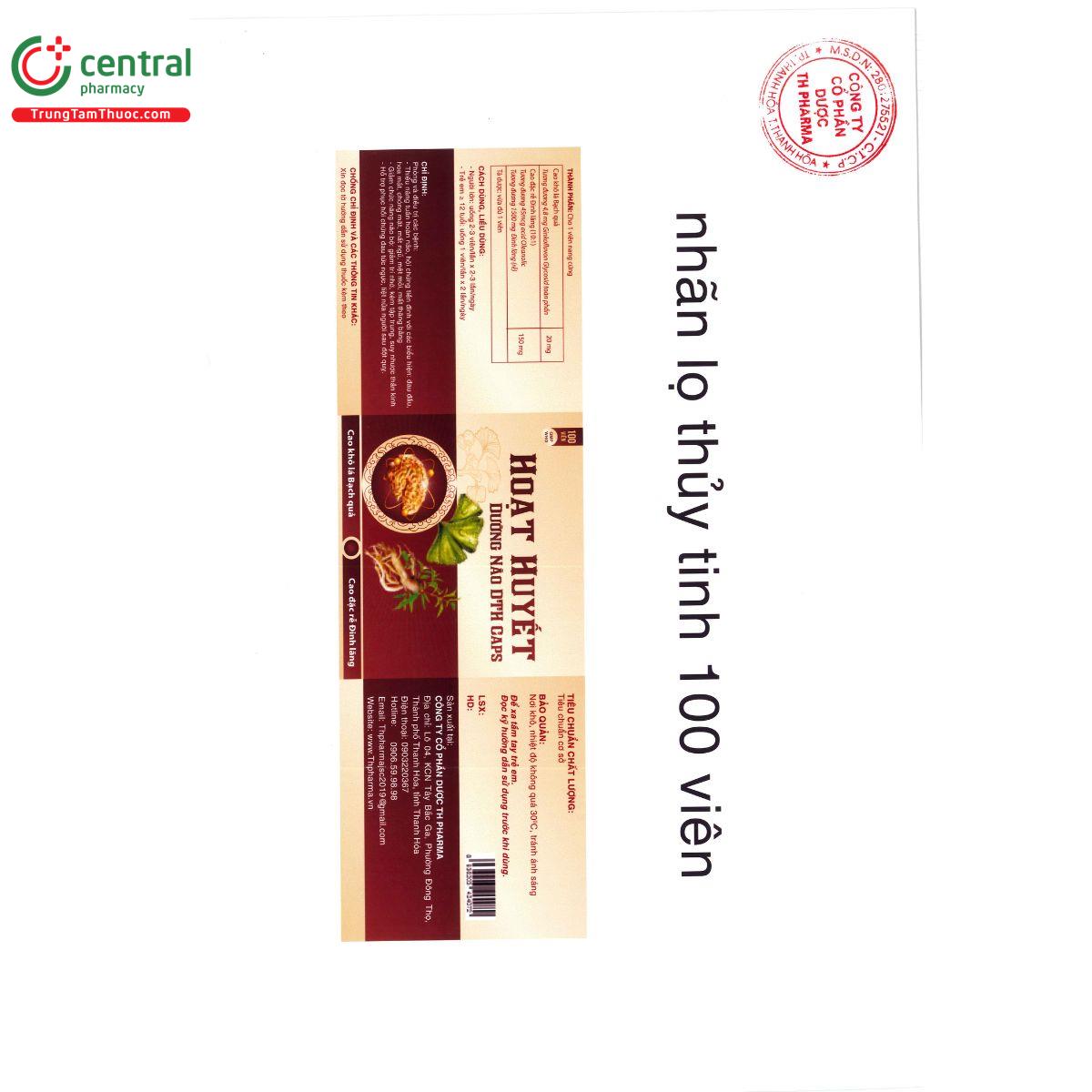 hoat huyet duong nao dth caps 18 E1241 hoat huyet duong nao dth caps 18 E1241