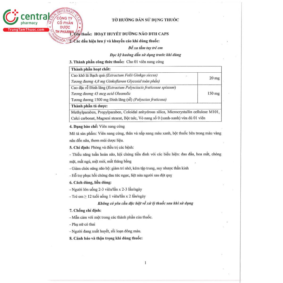 hoat huyet duong nao dth caps 19 V8355 hoat huyet duong nao dth caps 19 V8355