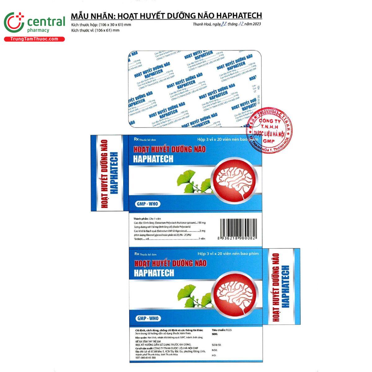 hoat huyet duong nao haphatech 7 I3308 hoat huyet duong nao haphatech 7 I3308