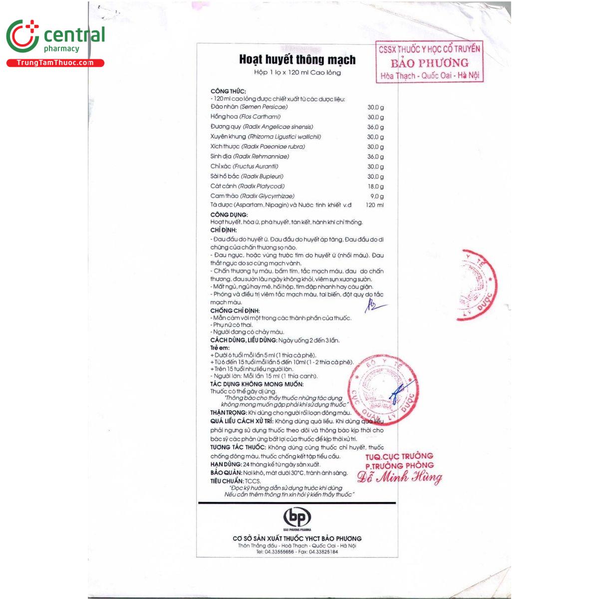 hoat huyet thong mach 7 U8460 hoat huyet thong mach 7 U8460