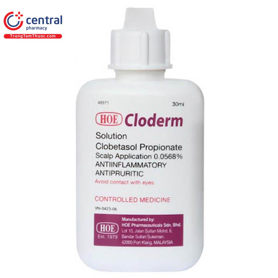 hoe cloderm solution 6 F2157