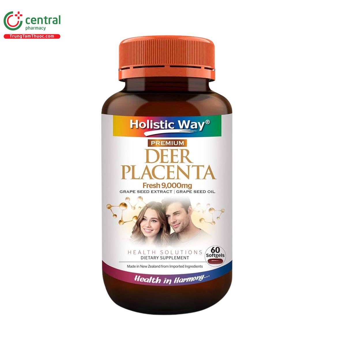 holistic way premium deer placenta fresh 9000mg 1 T8273