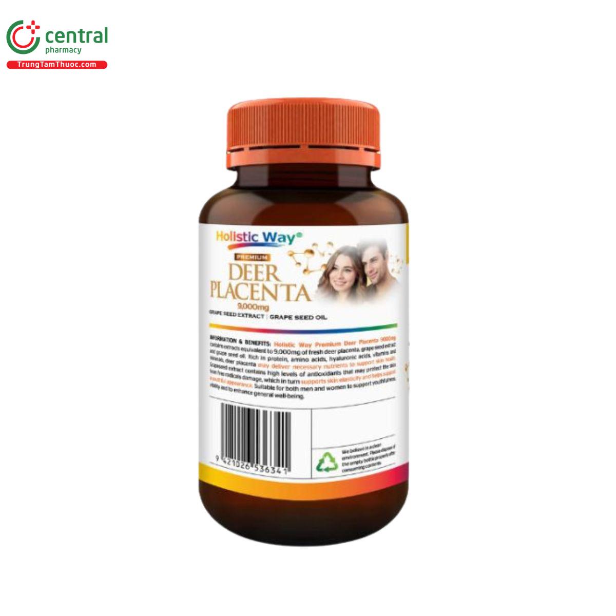 holistic way premium deer placenta fresh 9000mg 3 U8185