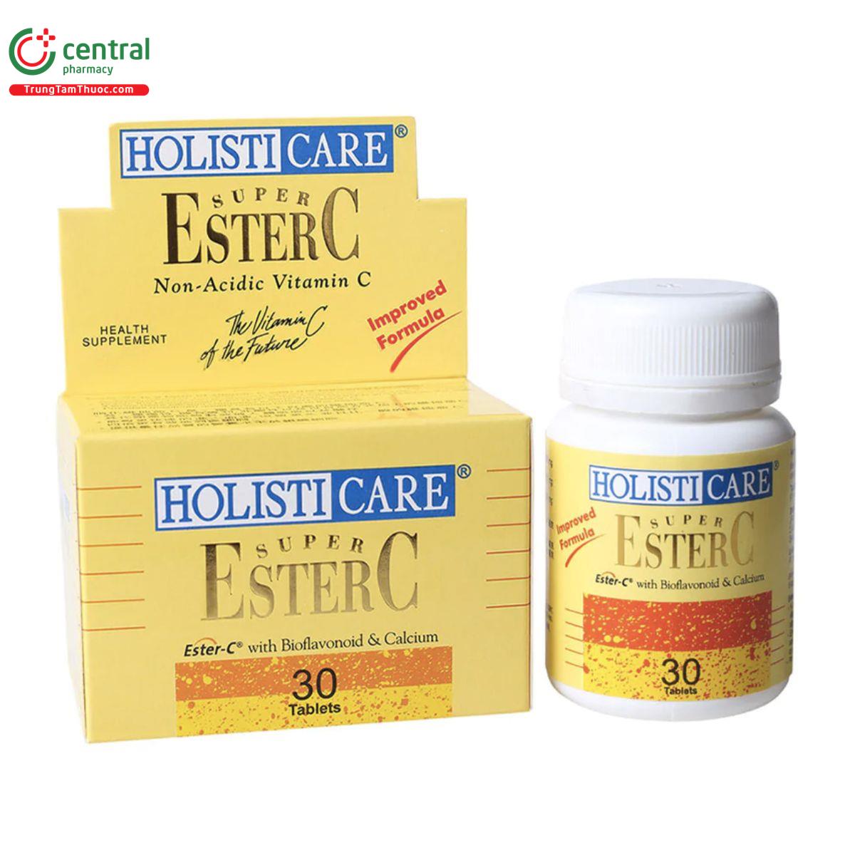 holisticare super ester c non acidic vitamin c 2 S7841