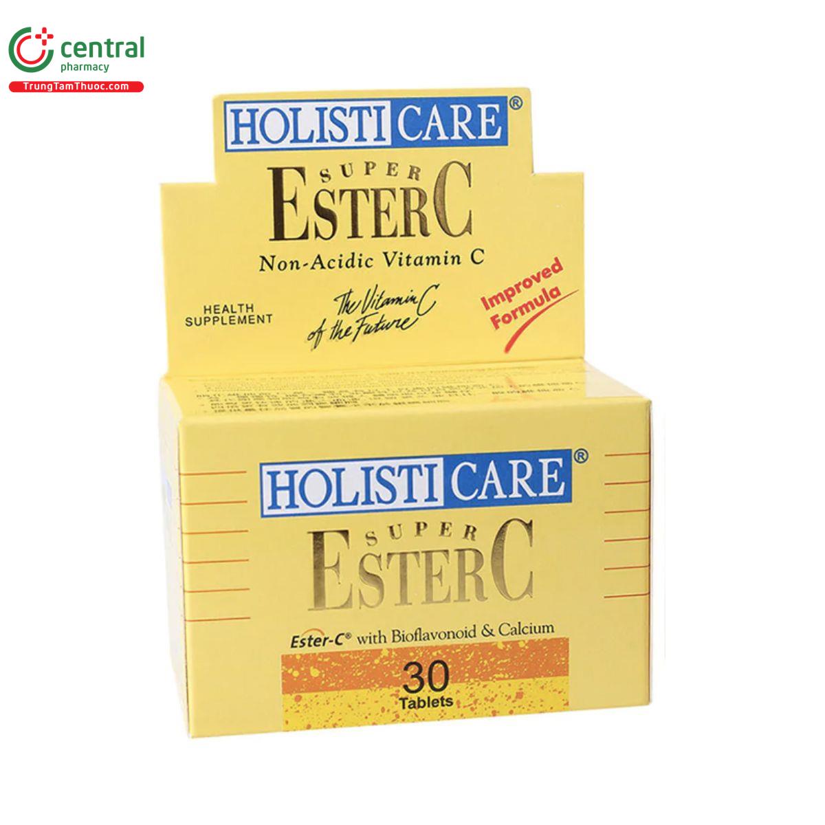 holisticare super ester c non acidic vitamin c 3 D1480