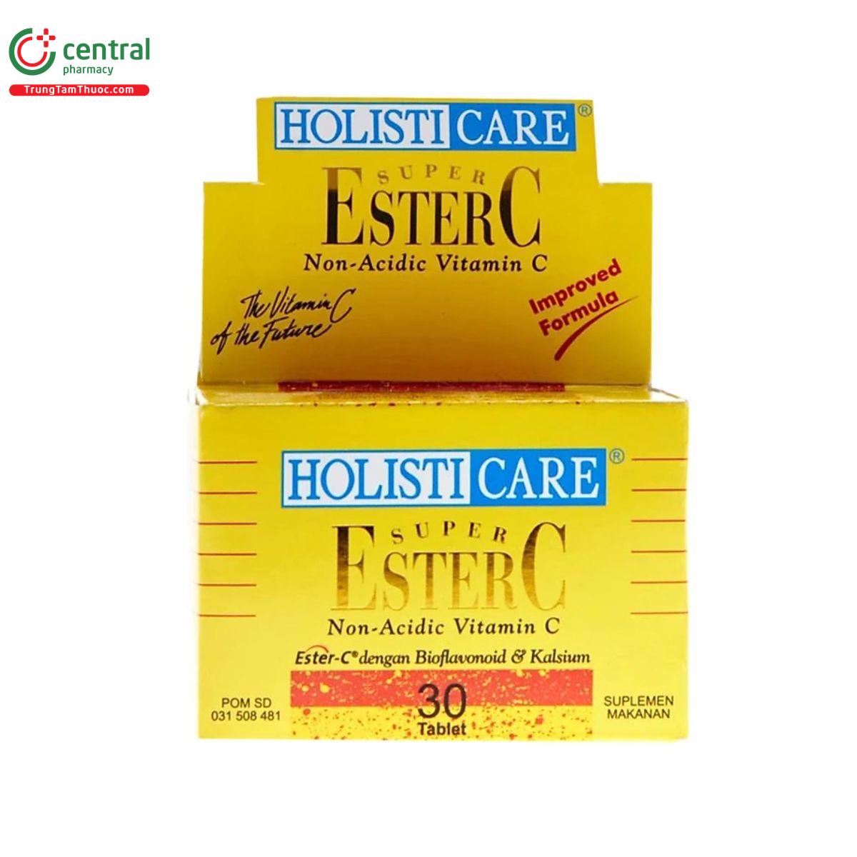 holisticare super ester c non acidic vitamin c 6 M4116