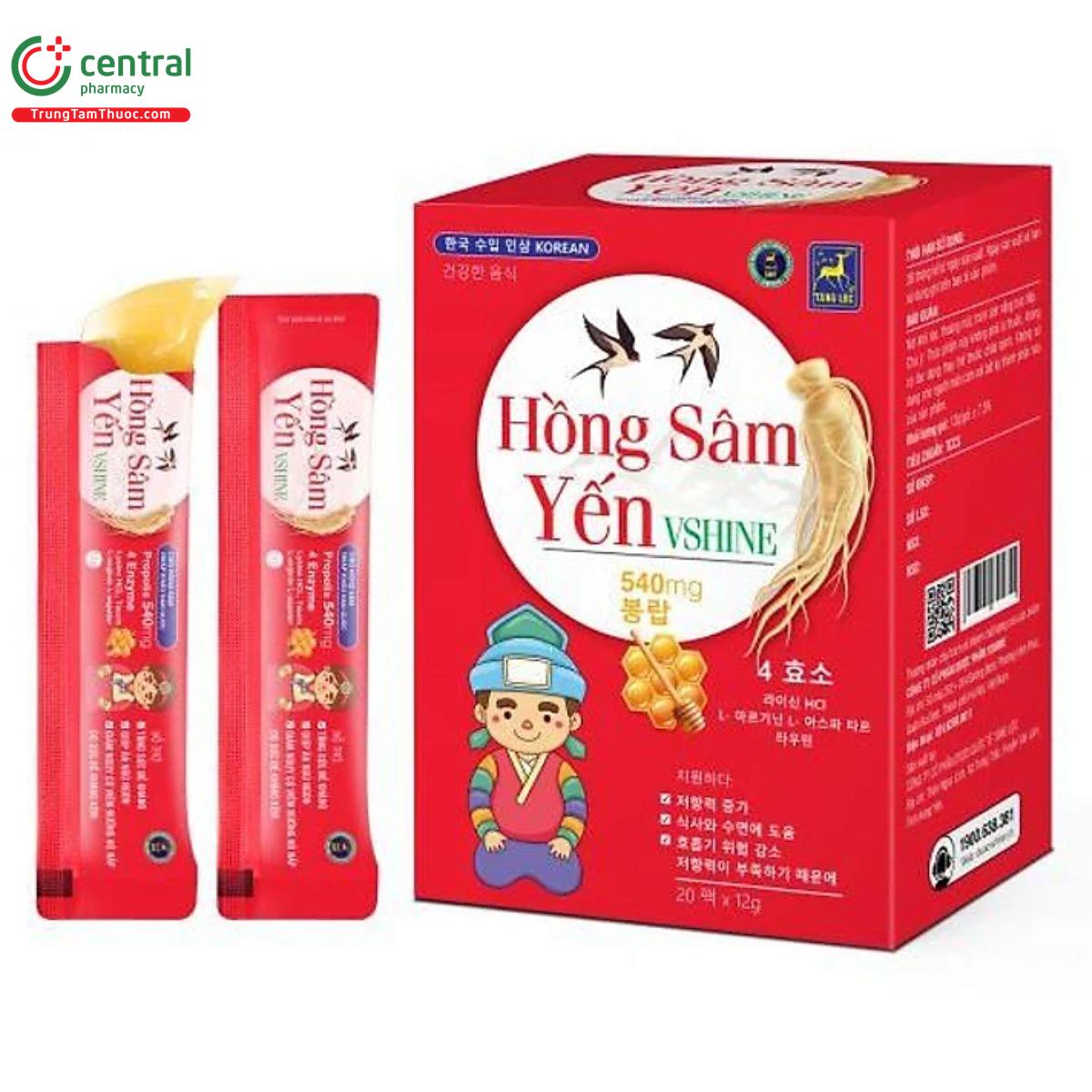 hong sam yen vshine 540mg 3 K4365 hong sam yen vshine 540mg 3 K4365