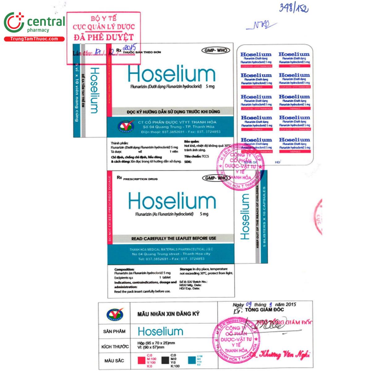 hoselium 5mg 3 S7761 hoselium 5mg 3 S7761