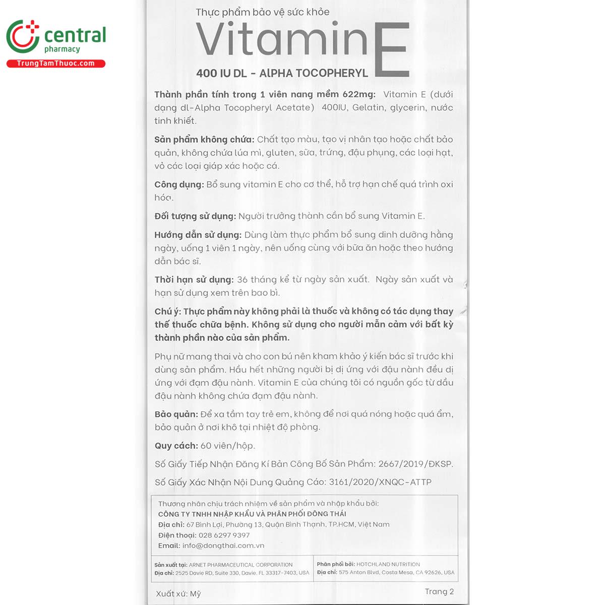 hotchland optimum vitamin e 7 L4628