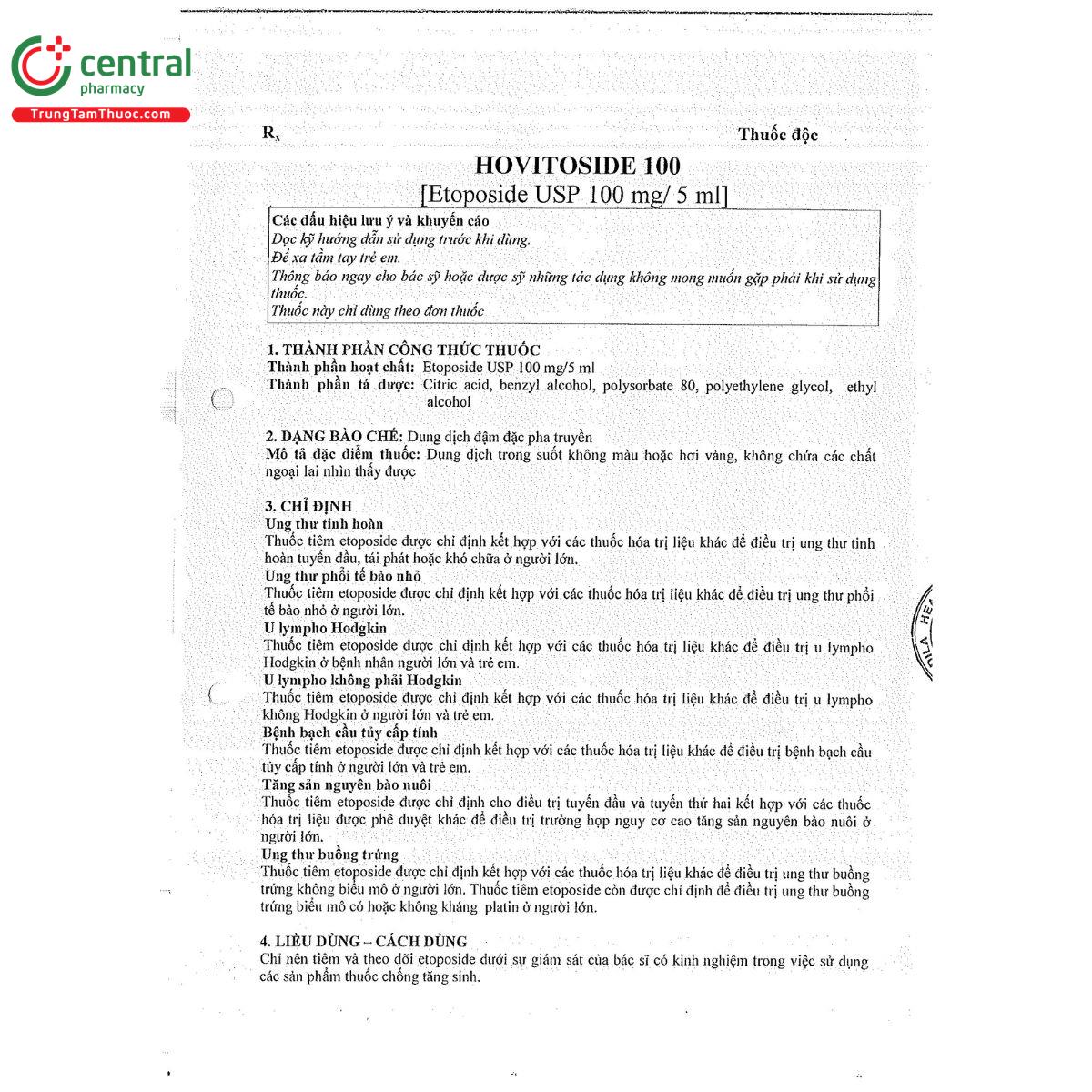 hovitoside 100 3 B0674