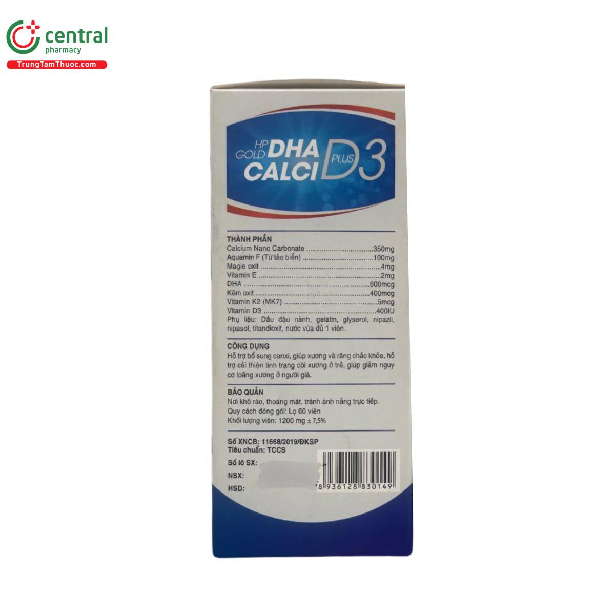 hp gold dha calci d3 plus 4 O5285