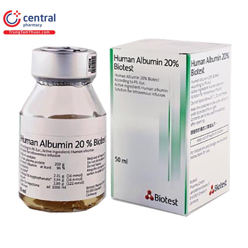 human albumin 20 biotest 4 V8233