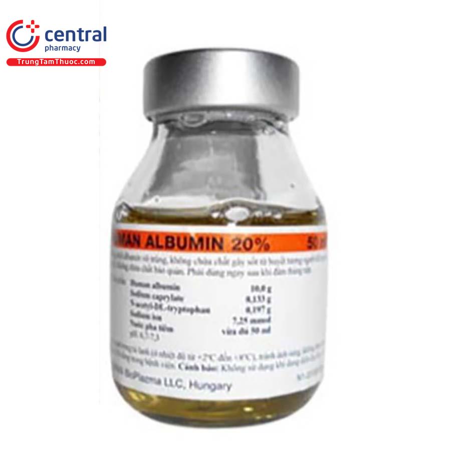 [CHÍNH HÃNG] Thuốc Human Albumin 20% Kedrion Biopharma