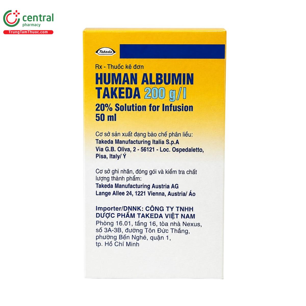 human albumin baxter 200g l 20 50ml 4 G2861