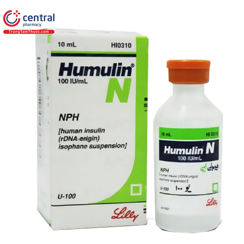 Thuốc Humulin N 100IU/mL điều trị đái tháo đường hiệu quả