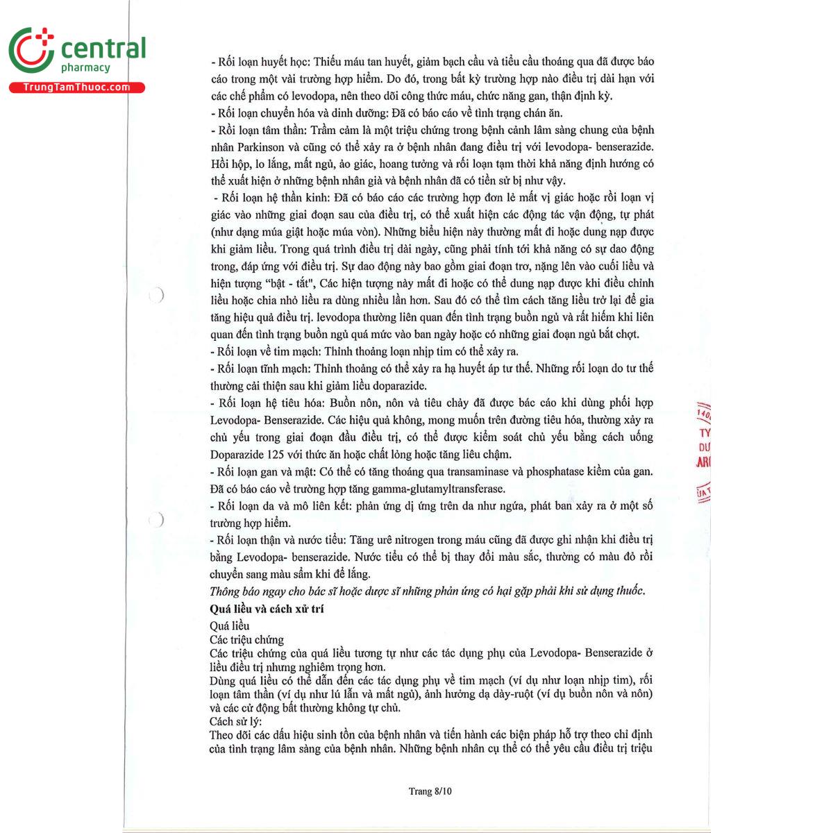 huong dan su dung doparazide 125 8 I3400