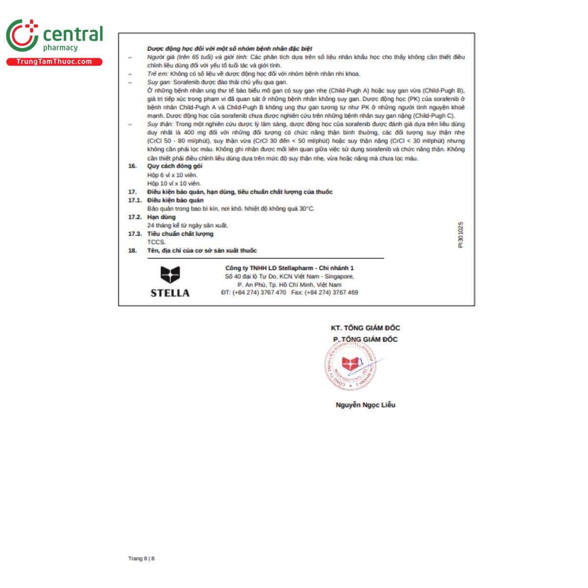 huongdansudung thuoc sorafenib stella 200 mg 8 P6056