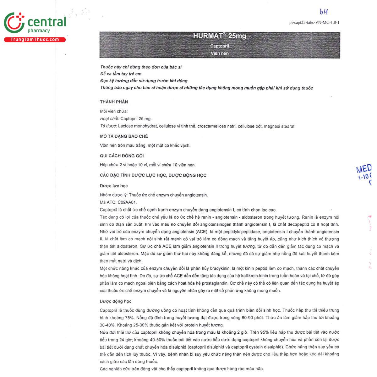 hurmat 25mg 5 M5176 hurmat 25mg 5 M5176