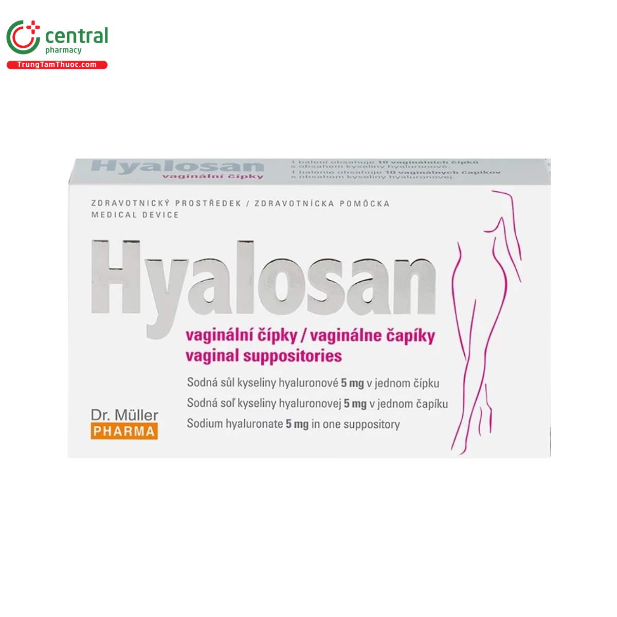 hyalosan vaginal supporities 3 O5818