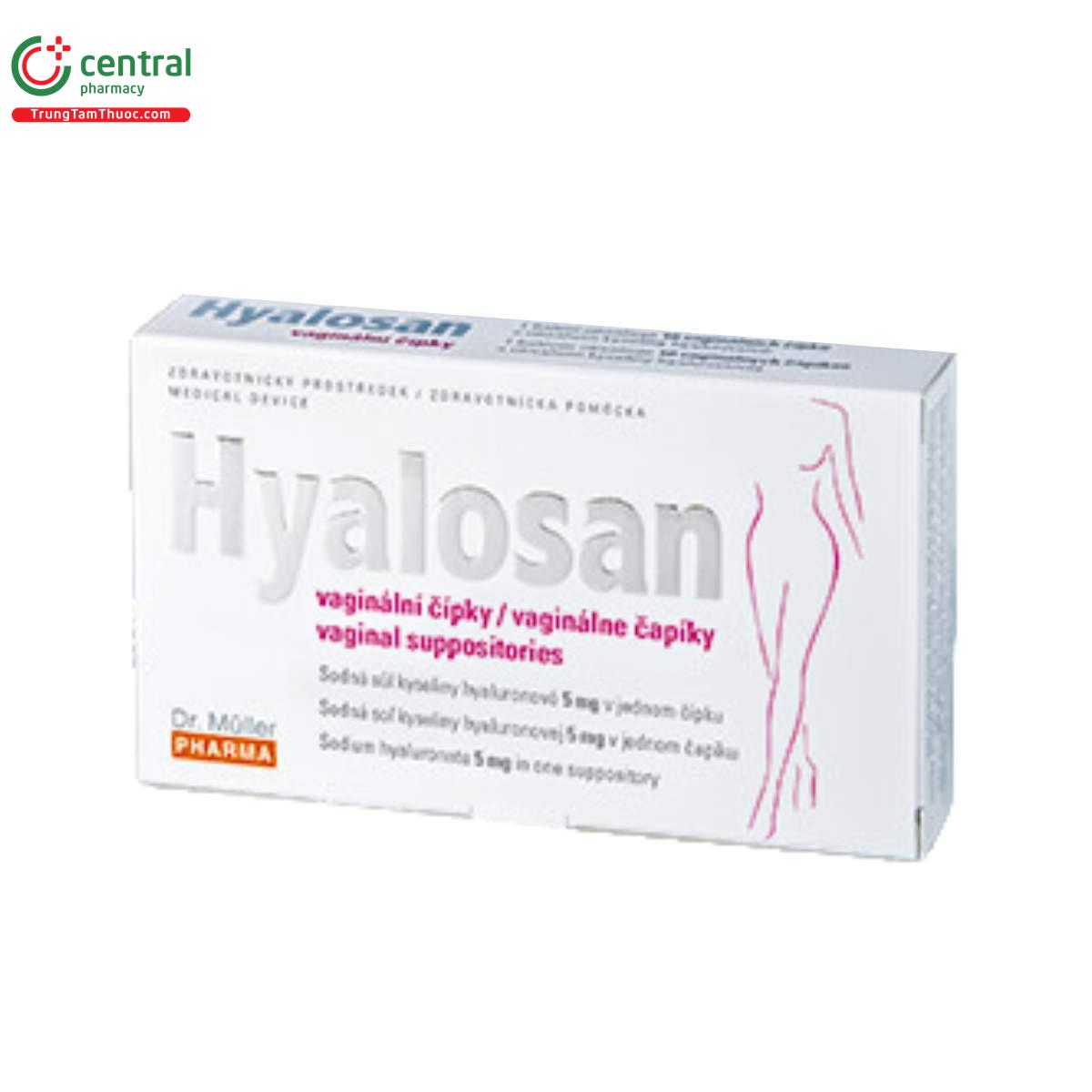 hyalosan vaginal supporities 4 T7150