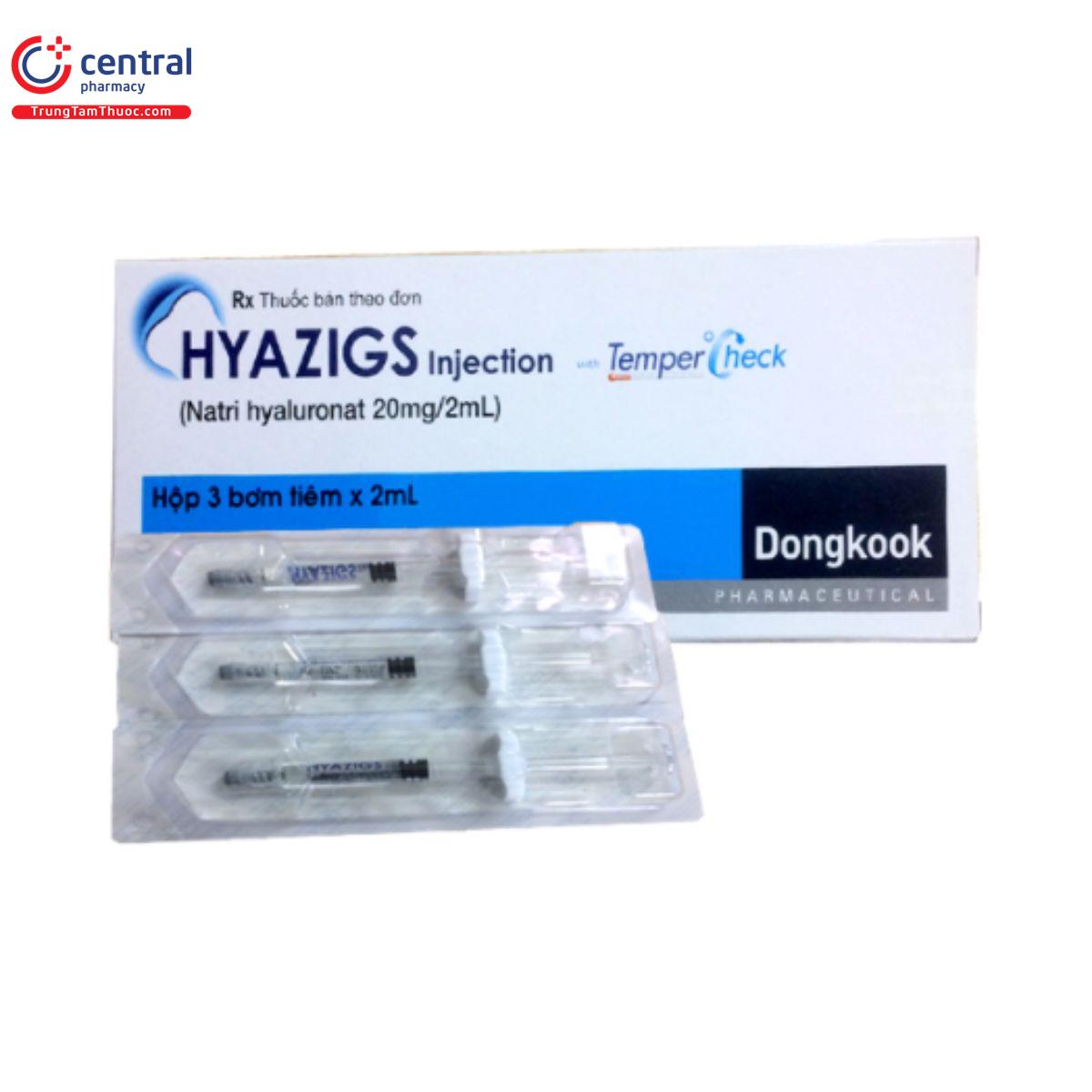 Thuốc Hyazigs Injection 20mg/2ml-Cải thiện dịch khớp, tăng độ đàn hồi