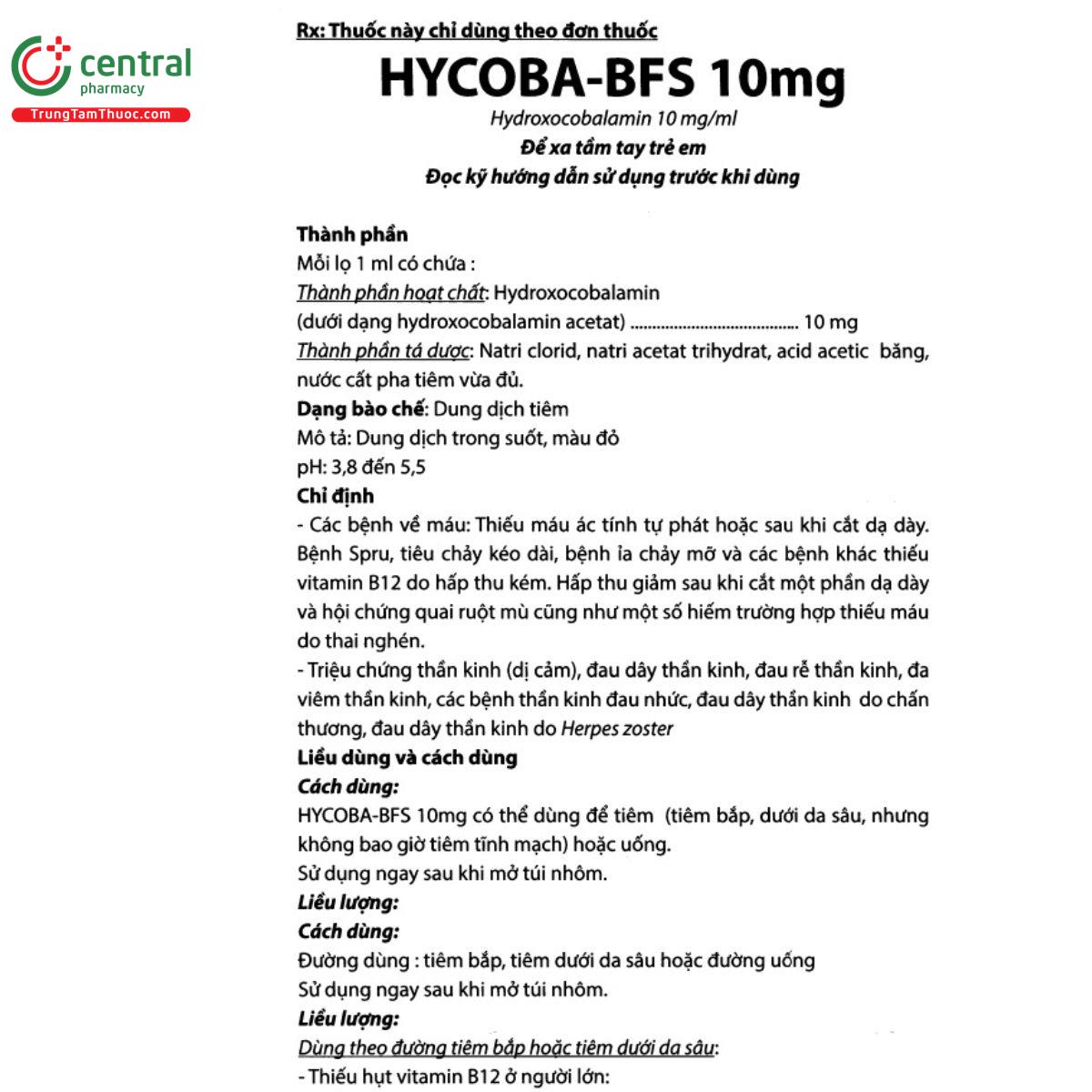 hycoba bfs 10mg 3 K4305