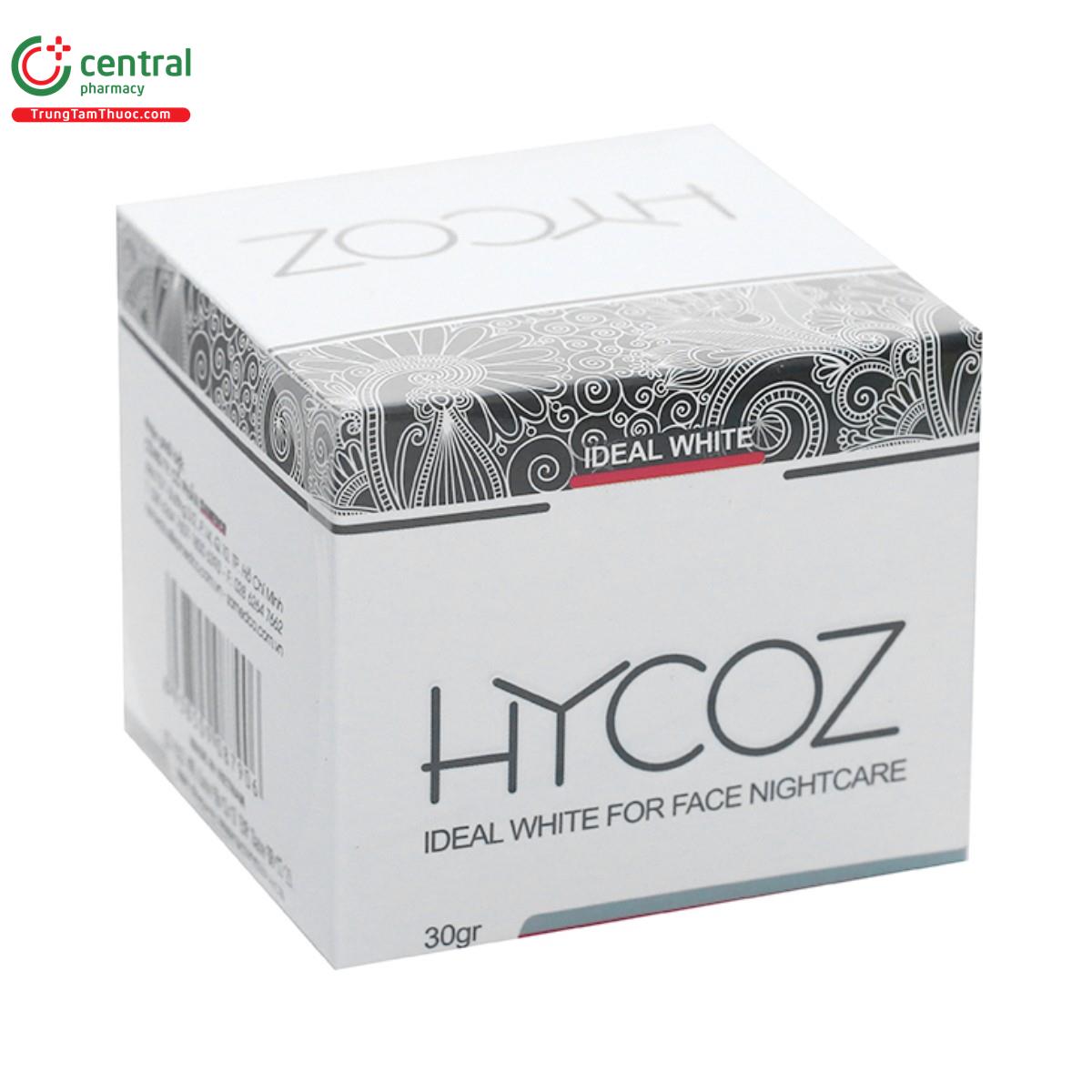 hycoz ideal white for face nightcare 30g 1 N5808