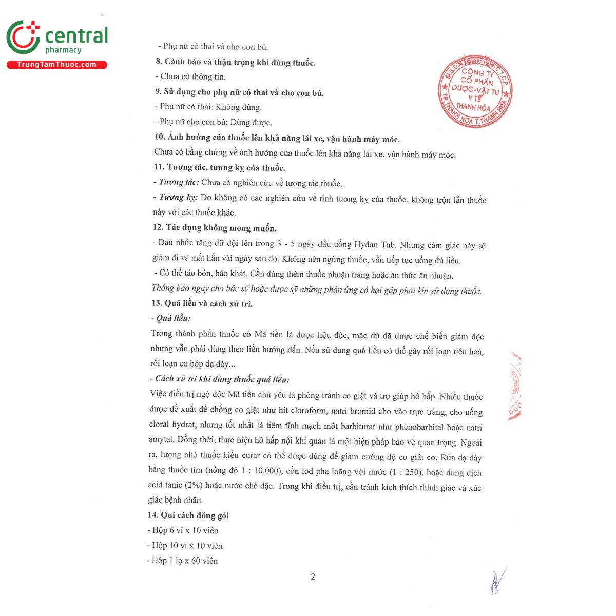 hydan tab 10 O5363
