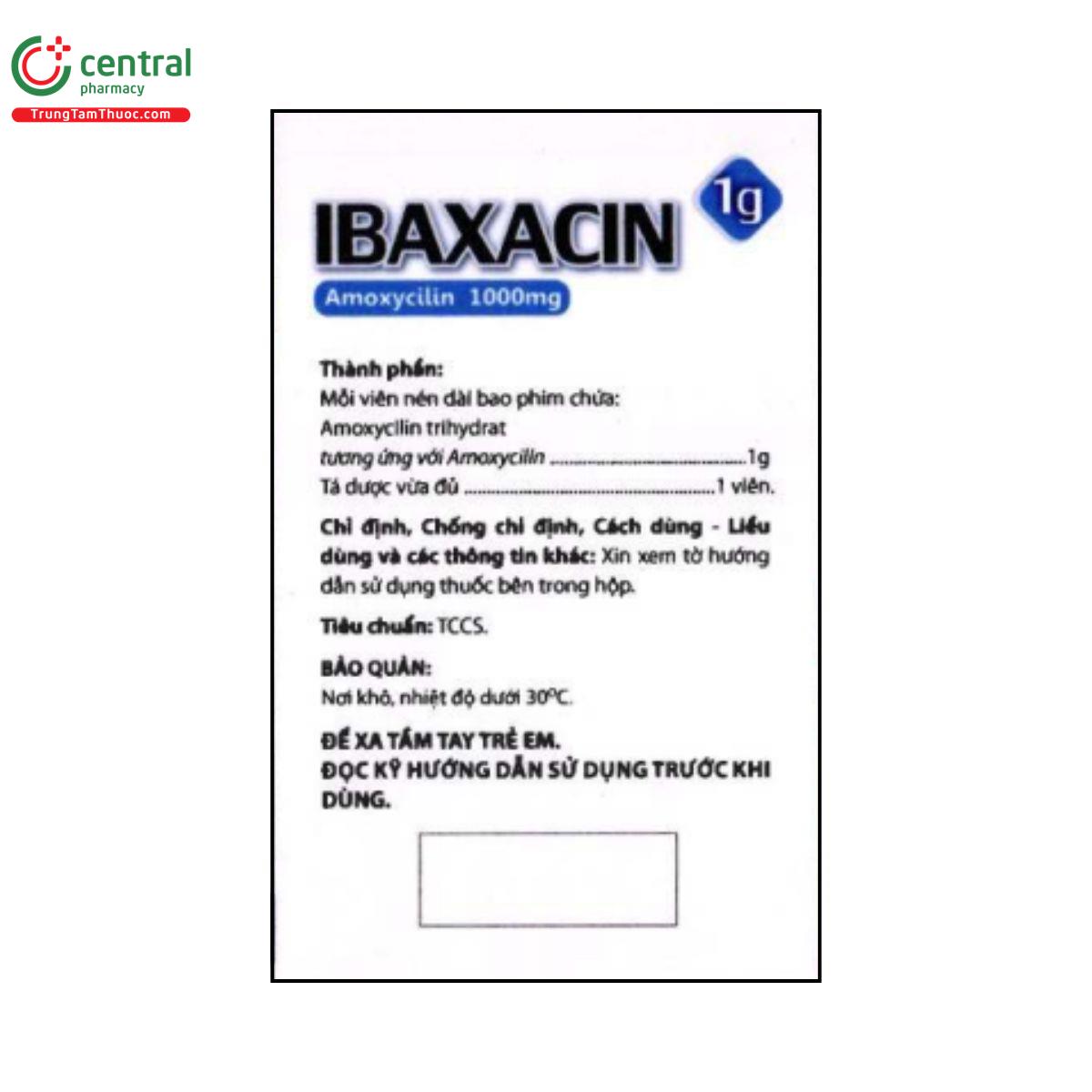 ibaxacin 1g 2 B0312