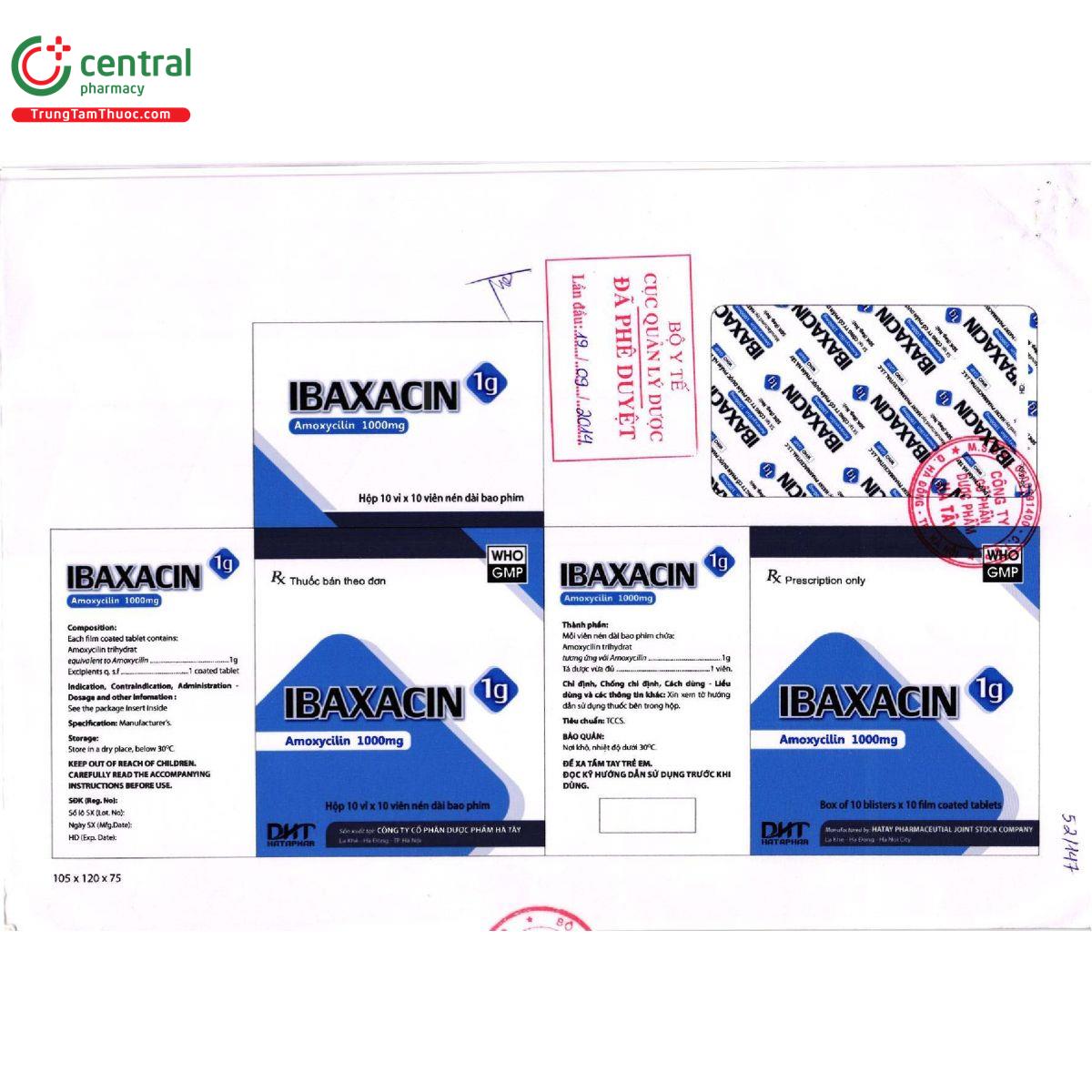 ibaxacin 1g 5 R7577