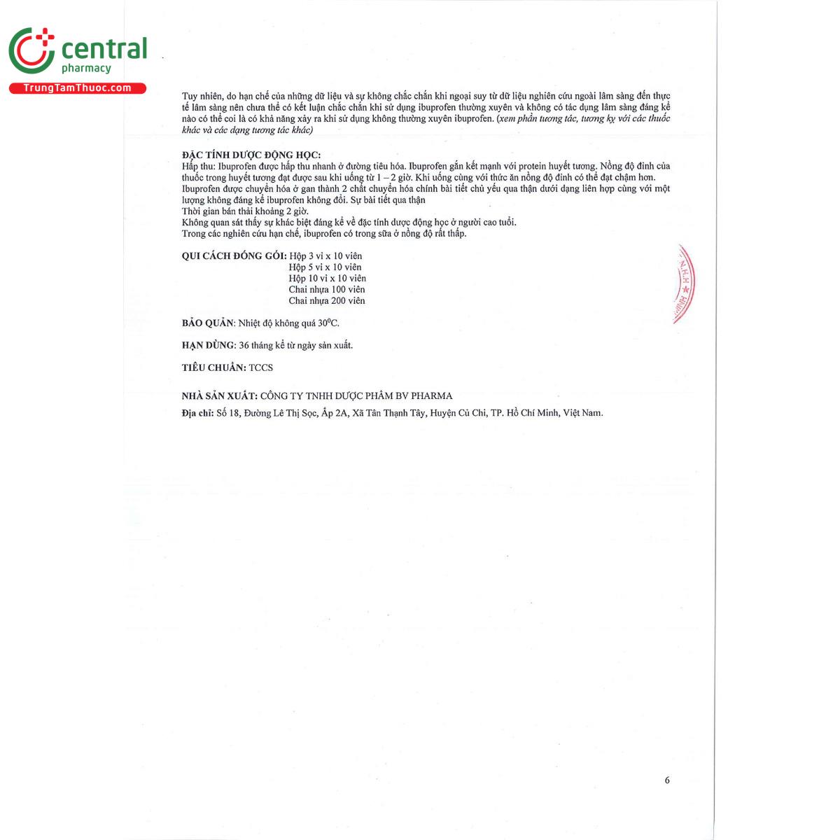 ibuprofen 200 bv 10 V8205 ibuprofen 200 bv 10 V8205