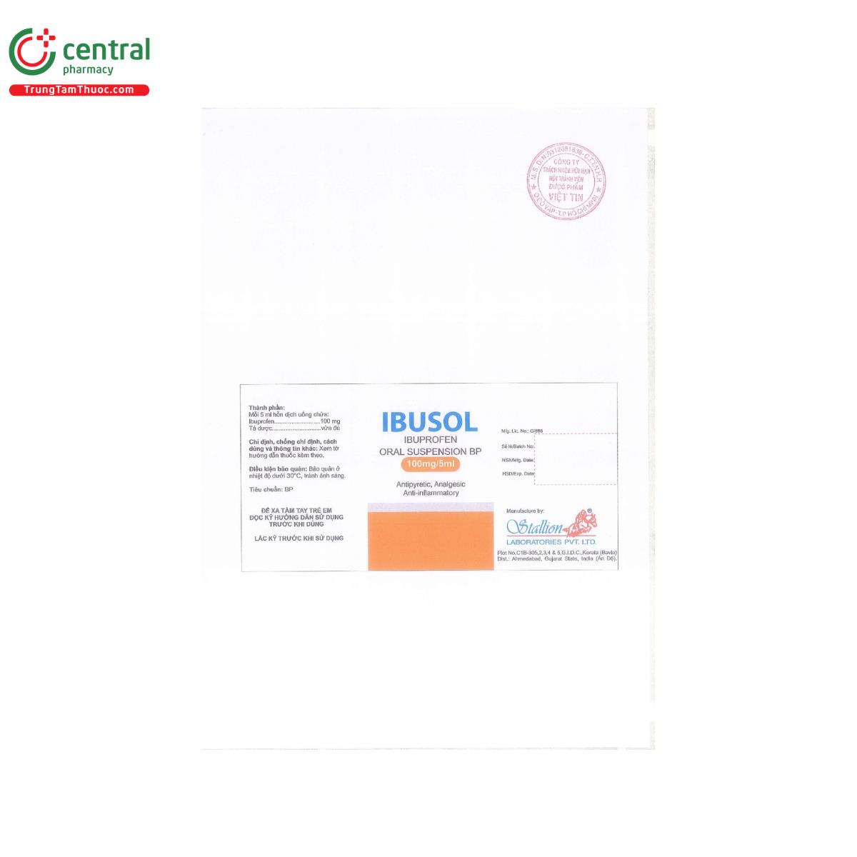 ibusol 100mg 3 S7863 ibusol 100mg 3 S7863