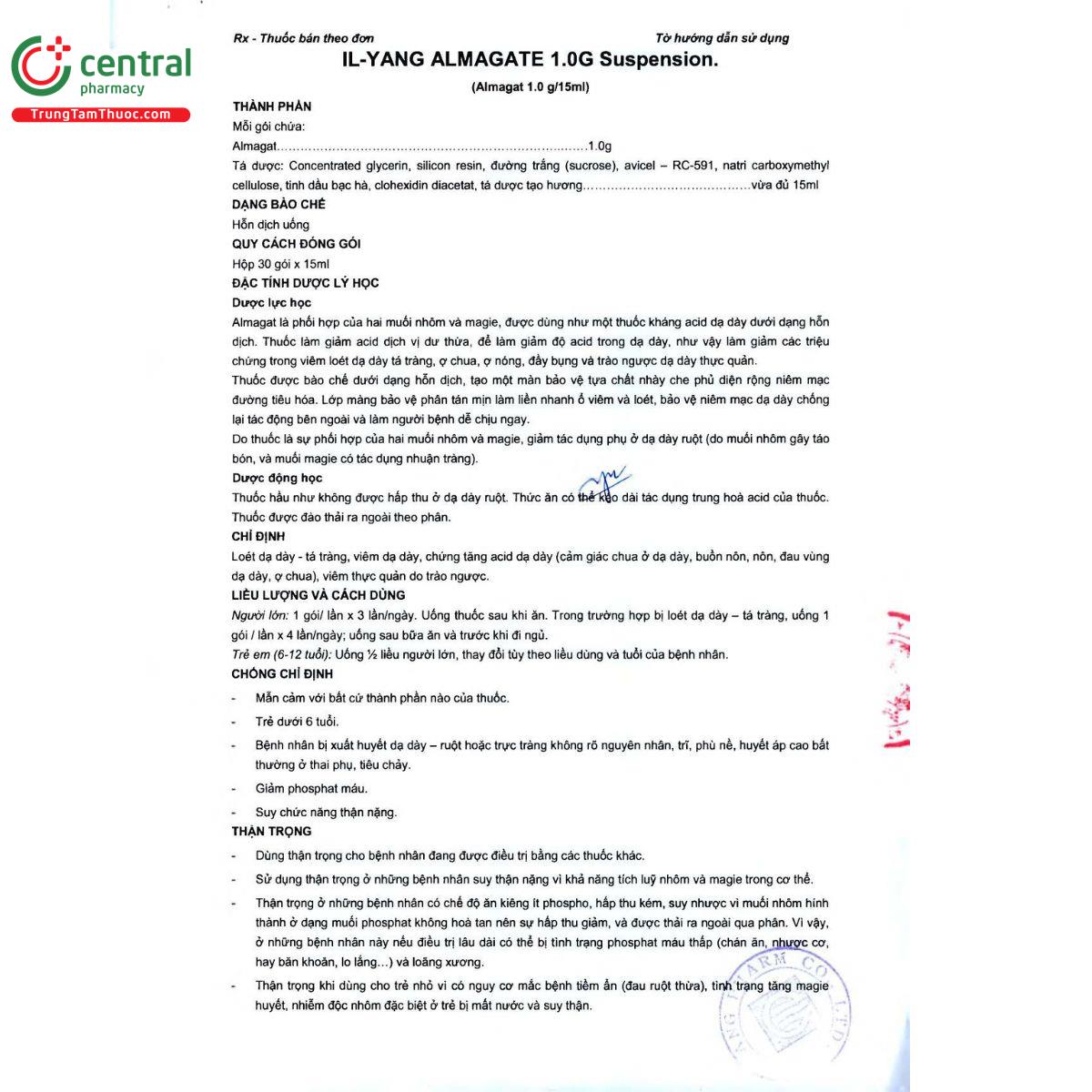 il yang almagate 1 0g suspension 6 L4786 il yang almagate 1 0g suspension 6 L4786