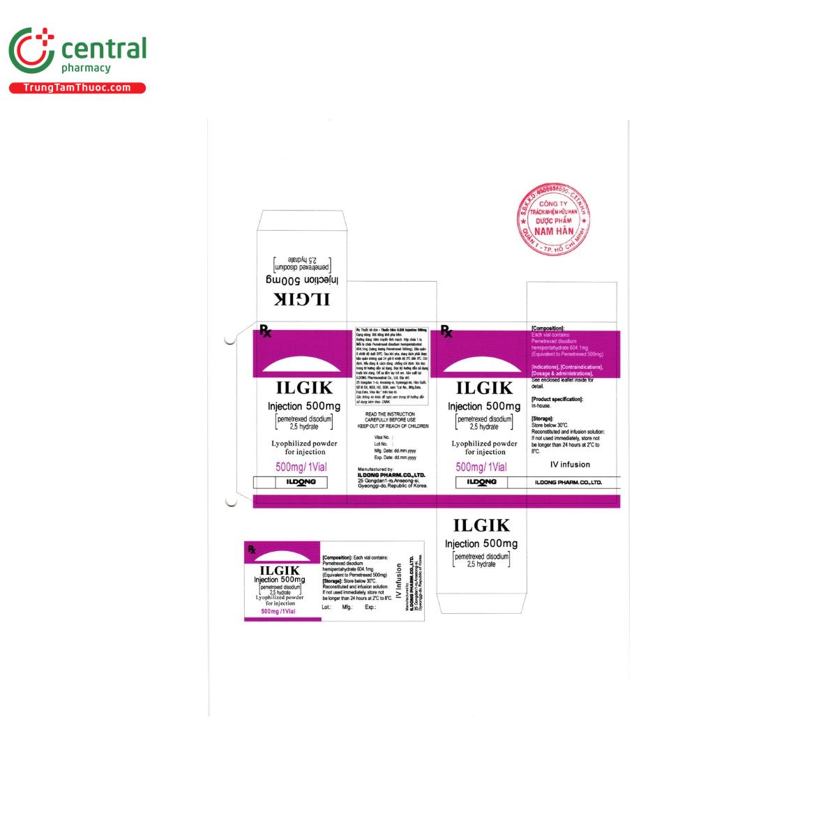 ilgik injection 500mg 3 J4735 ilgik injection 500mg 3 J4735
