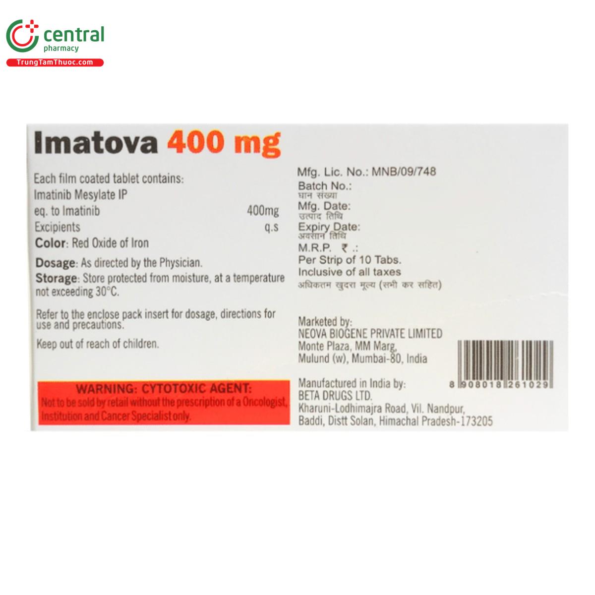 imatova 400mg 3 L4102