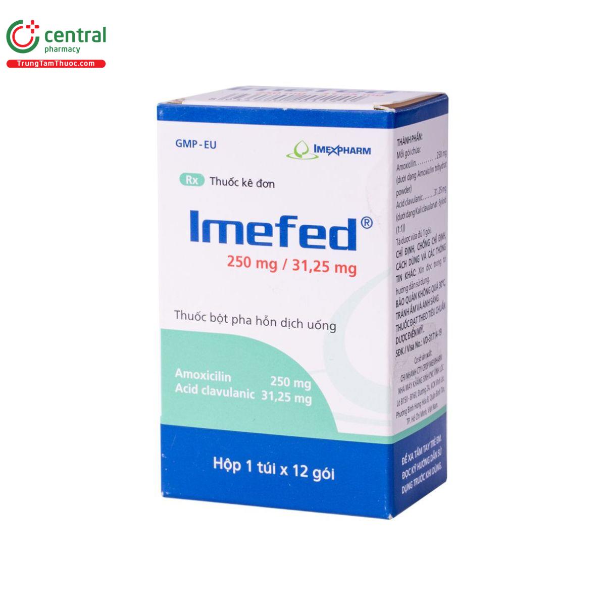 imefed 250mg 3125mg 3 V8102