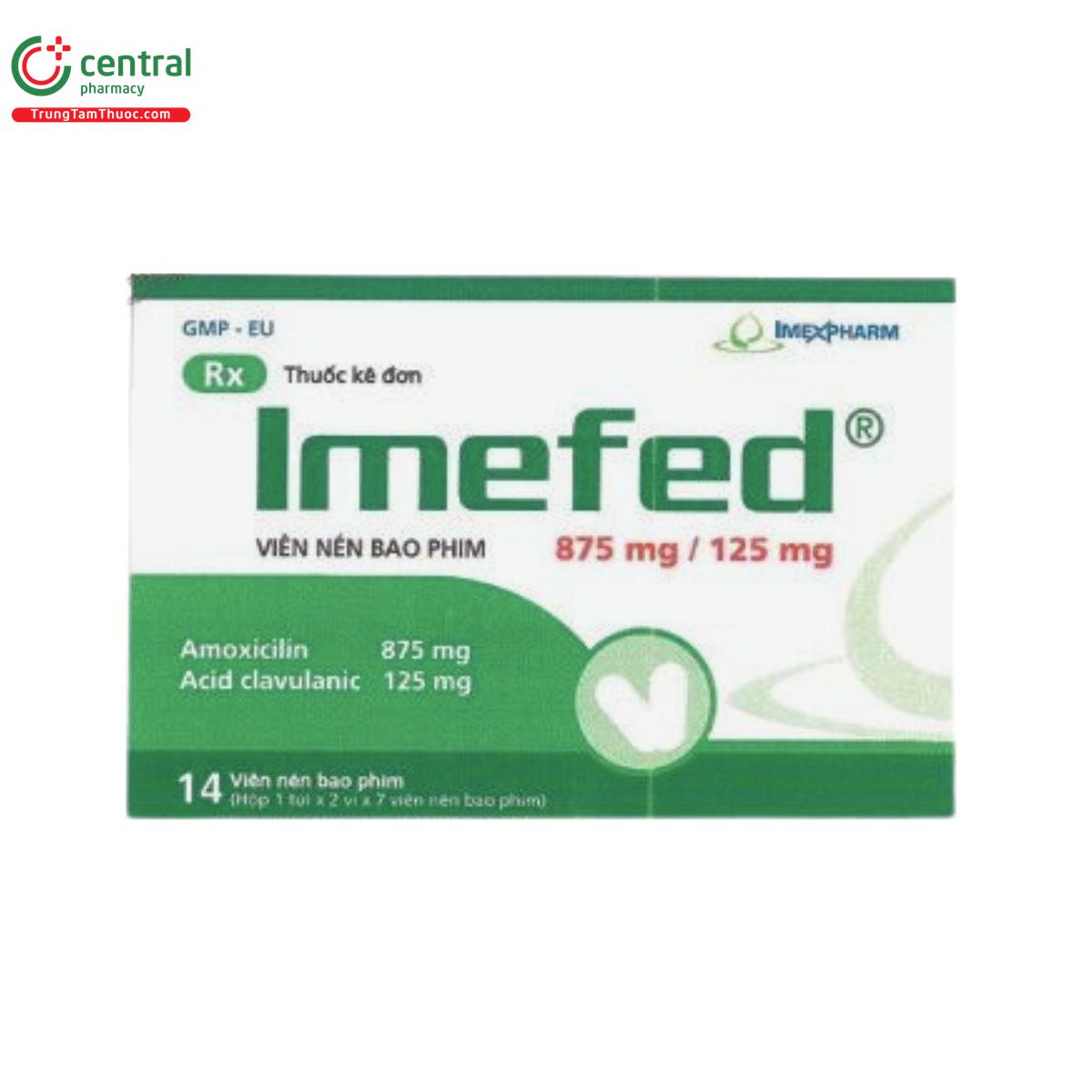 imefed 875mg 125mg 3 O5188