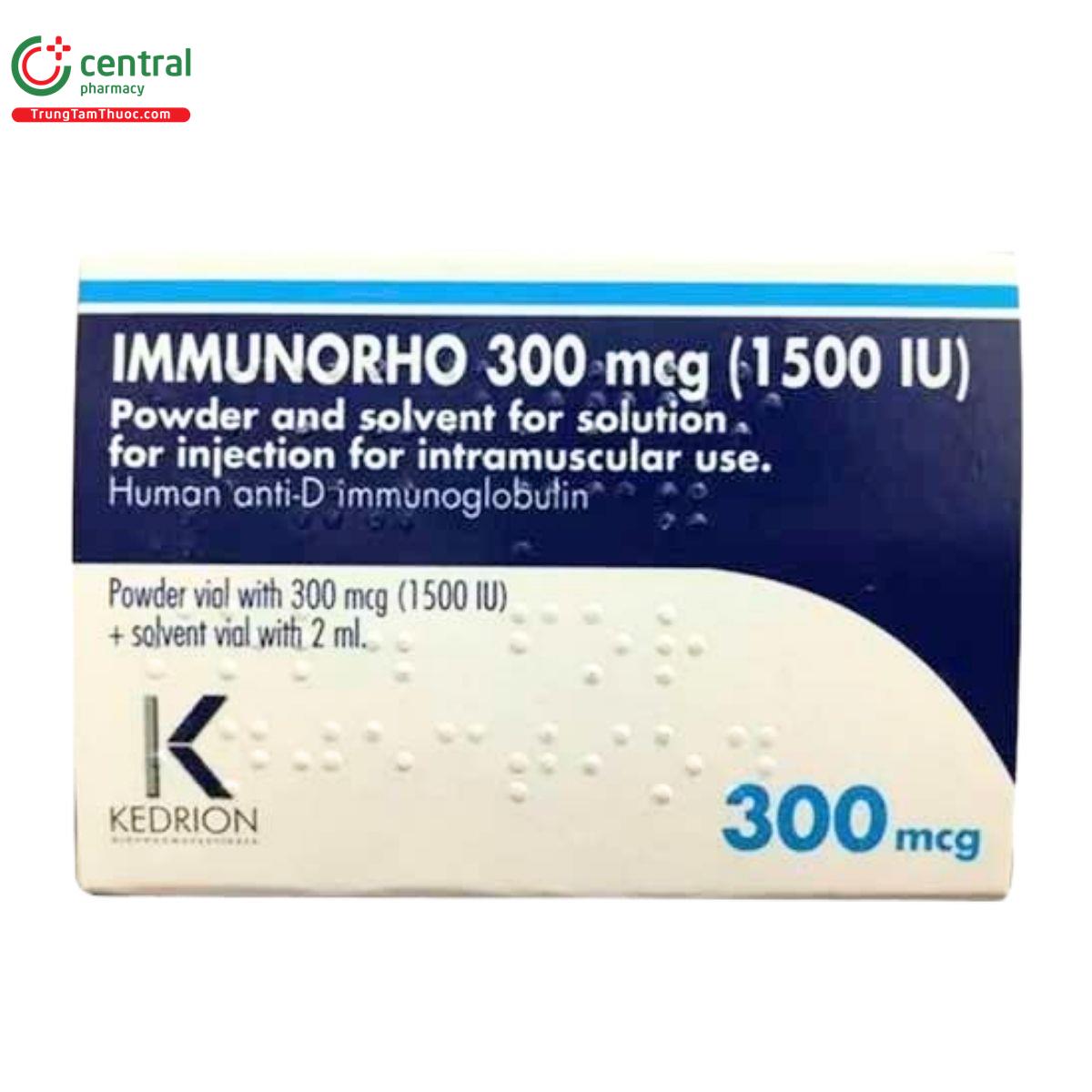 immunorho 300 mcg 1 E1467