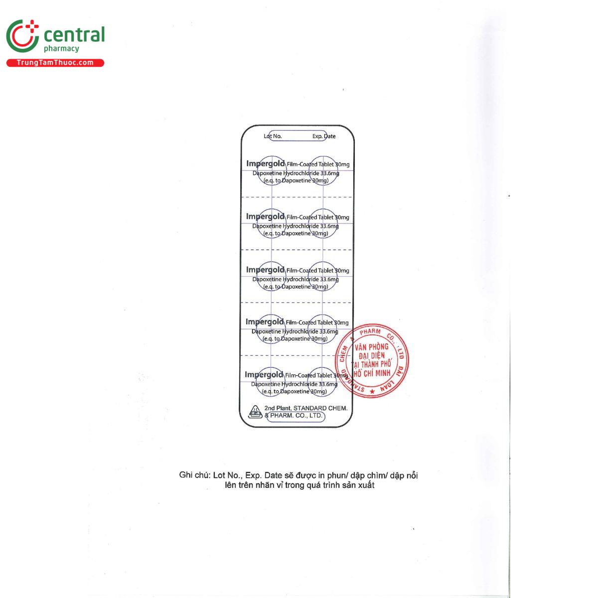 impergold film coated tablet 30mg 3 K4128